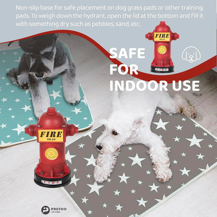Resin Dog Fire Hydrant Training Post – Red, Compact - Just Closeouts Canada Inc.