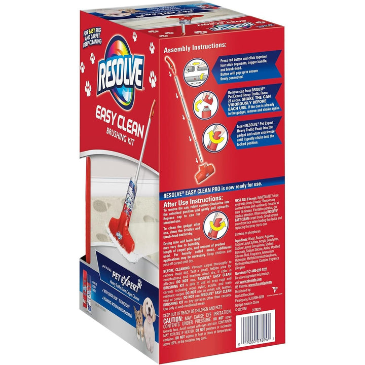 Resolve Pet Expert Easy Clean Carpet Foam Spray Refill, 2 Piece Set, Stain and Odor Remover Solution - Just Closeouts Canada Inc.