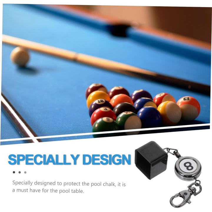 Retractable Pool Cue Chalk Holder with Key Ring - Just Closeouts Canada Inc.