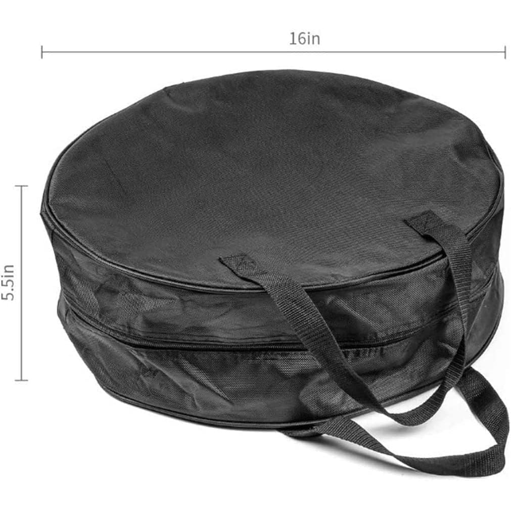 Round Cable Organizer Bag - Heavy Duty Water Resistant Cable Management Storage Bag - Perfect for Jumper Cables, RV Sewer Pipe, EV Charging Cord Storage, Camper and Garden Hoses - Just Closeouts Canada Inc.X003EF64FJ