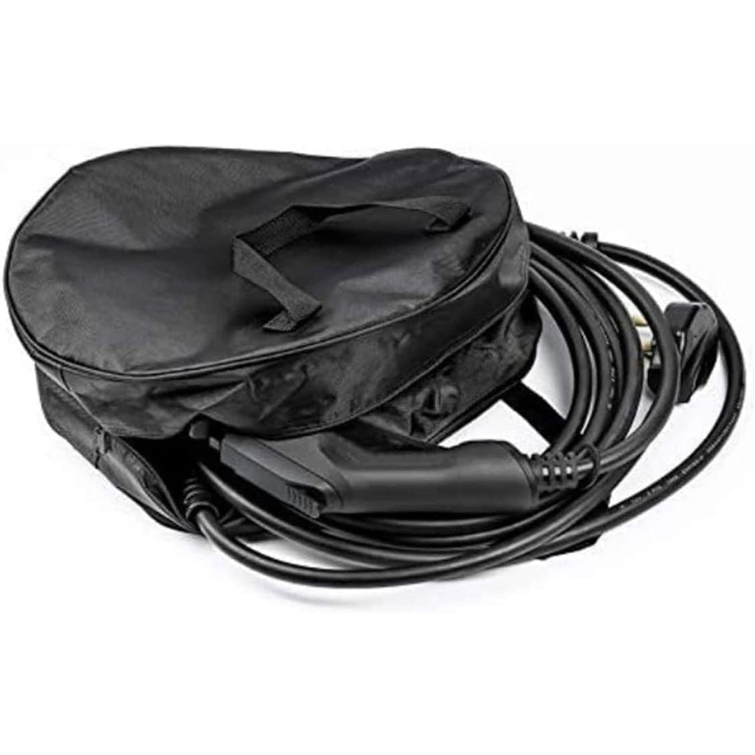 Round Cable Organizer Bag - Heavy Duty Water Resistant Cable Management Storage Bag - Perfect for Jumper Cables, RV Sewer Pipe, EV Charging Cord Storage, Camper and Garden Hoses - Just Closeouts Canada Inc.X003EF64FJ