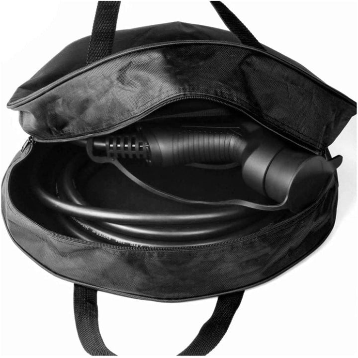 Round Cable Organizer Bag - Heavy Duty Water Resistant Cable Management Storage Bag - Perfect for Jumper Cables, RV Sewer Pipe, EV Charging Cord Storage, Camper and Garden Hoses - Just Closeouts Canada Inc.X003EF64FJ