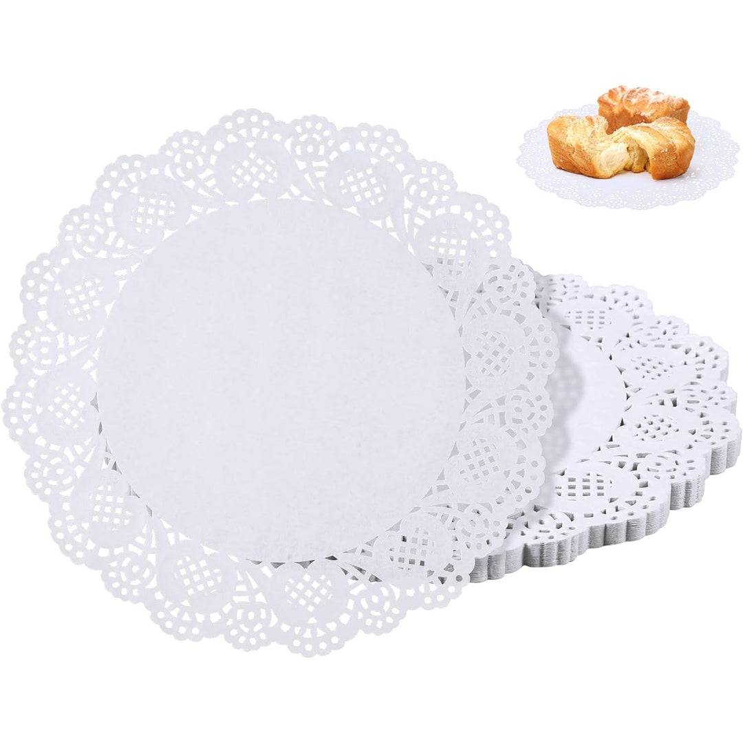 Round Lace Paper Doilies – White, 12 Inch, 100 Pack - Just Closeouts Canada Inc.