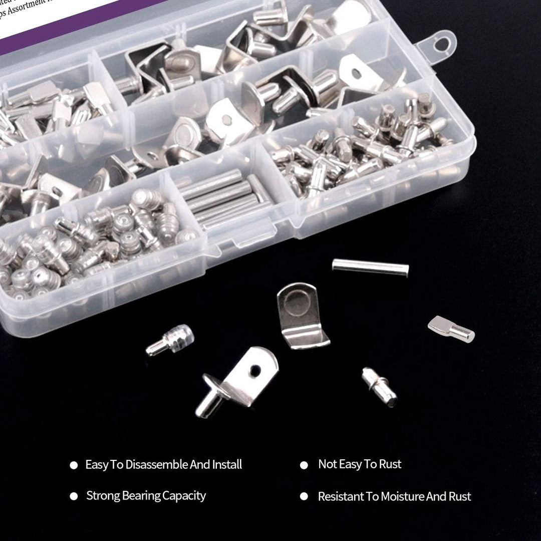 Shelf pins for cabinet and bookcase holes
