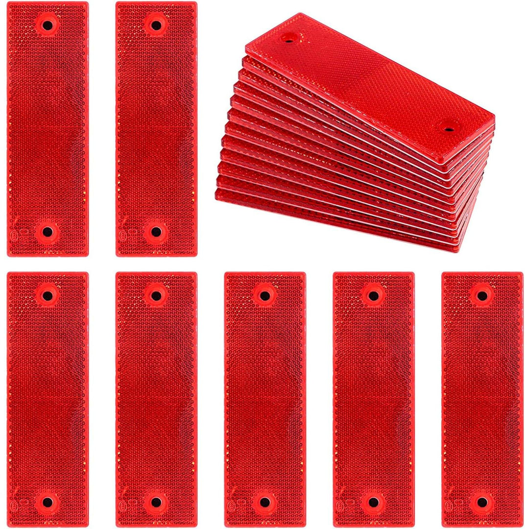 20-piece red car reflector set