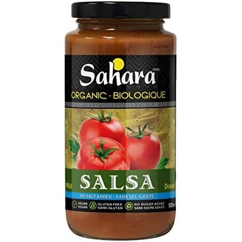 Sahara Organic Salsa - No Salt Mild, 500ml - Just Closeouts Canada Inc.620988030495