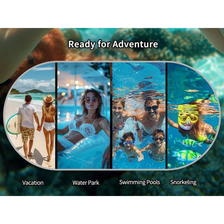 Samsung Galaxy S25 Ultra Military Waterproof IP68 Heavy Duty 360 Full Body with Screen Camera Protector Double Dustproof Hard Tough Protective S 25 Ultra Front Back Cover, Black - Just Closeouts Canada Inc.