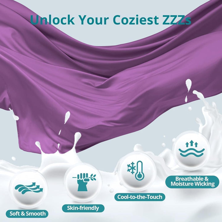 Sasttie Pregnancy Pillows for Sleeping, U Shaped Cooling Full Body Pillow, Pregnancy and Side Sleeper Must Haves, Maternity Pillow for Pregnant Women with Removable Cover, Purple - Just Closeouts Canada Inc.