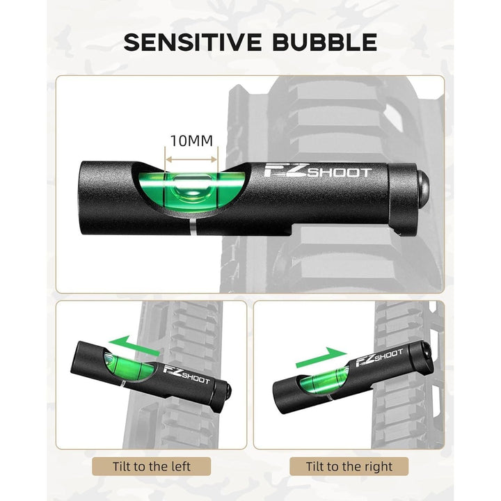 Scope Leveling Kit High Precision Scope Bubble Level and Universal Magnetic Scope Mounting Kit Reduce Long Distance Errors - Just Closeouts Canada Inc.