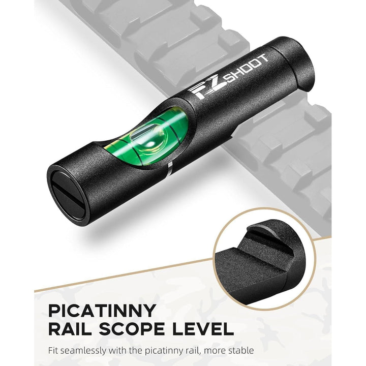 Scope Leveling Kit High Precision Scope Bubble Level and Universal Magnetic Scope Mounting Kit Reduce Long Distance Errors - Just Closeouts Canada Inc.