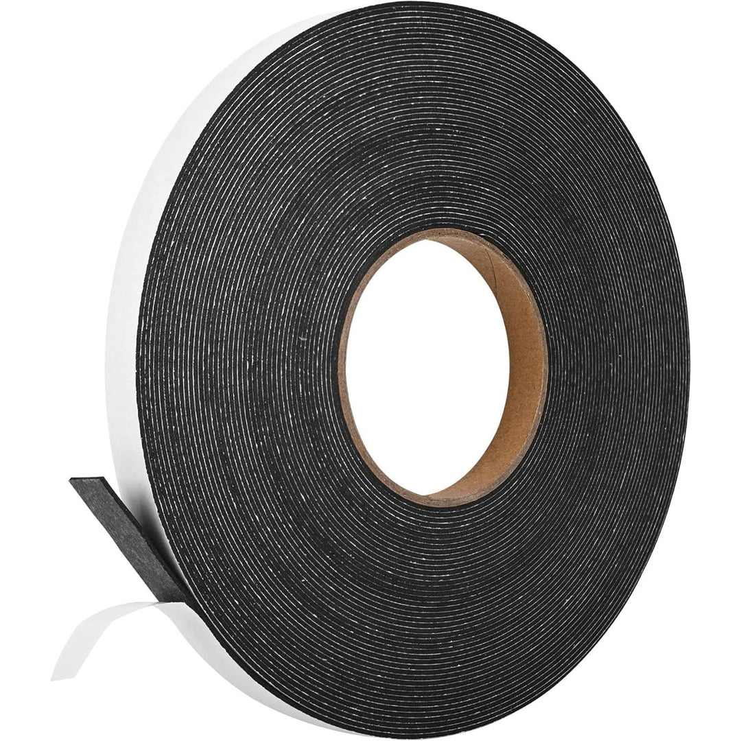 Self Adhesive Foam Tape Weatherstrip 1/2In x 1/16In x 66Ft High Density Foam Insulation Strips Foam Seal Weather Stripping with Strong Adhesive for Door and Window Sound Isolation Soundproofing - Just Closeouts Canada Inc.