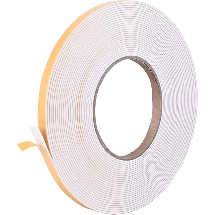 Self Adhesive Foam Tape Weatherstrip 1/4in x 1/16in x 33Ft High Density Foam Insulation Strips Foam Seal Weather Stripping with Strong Adhesive for Door and Window Sound Isolation Soundproofing - Just Closeouts Canada Inc.X004498TNT