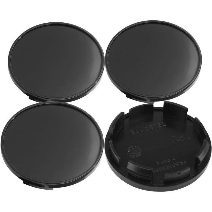 Set of 4 65mm (2 1/2 inch) Wheel Center caps for 1LB74TRMAB 1LB74SZ7AB 1LB74SZOAB 1LB74TRMAA 200 300 Pacifica Town & Country 2011 - 2017,Black - Just Closeouts Canada Inc.
