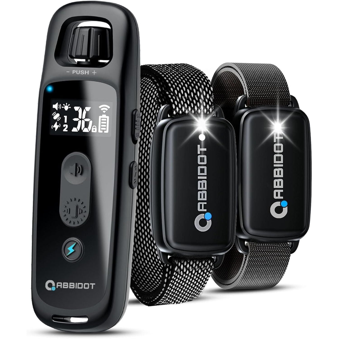 Shock Collar 2 Dogs (15~130lbs) - 3300ft Dog Shock Collar with Remote, IPX7 Waterproof Electric Dog Training Collar with Remote for Small Medium Large Dogs, Grey - Just Closeouts Canada Inc.X003VDYO01