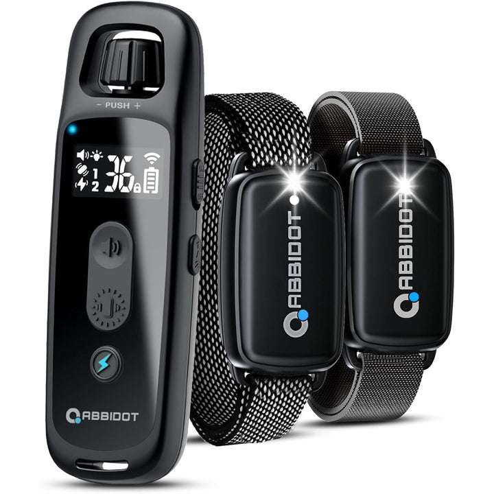 Shock Collar 2 Dogs (15~130lbs) - 3300ft Dog Shock Collar with Remote, IPX7 Waterproof Electric Dog Training Collar with Remote for Small Medium Large Dogs, Grey - Just Closeouts Canada Inc.X003VDYO01