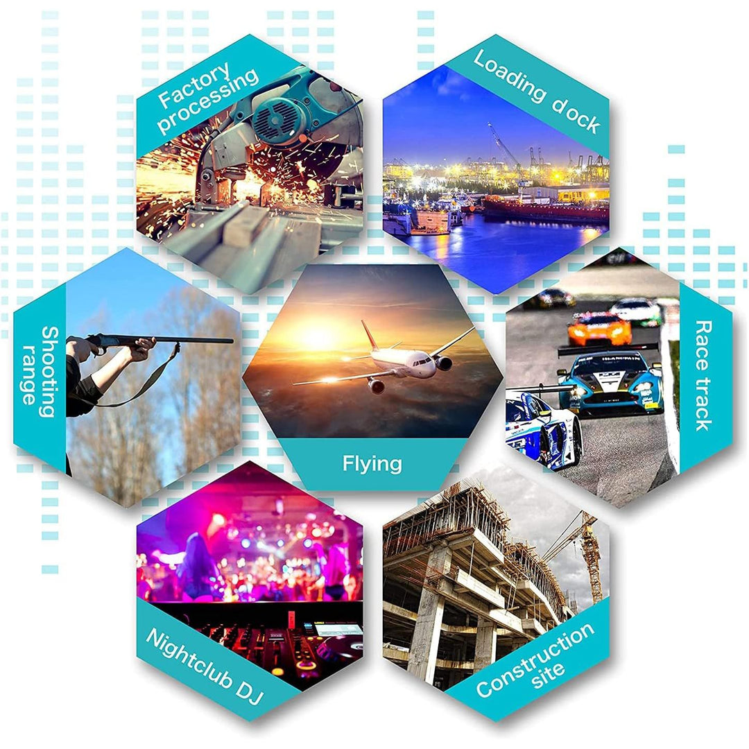 Silicone Ear Plugs for Sleeping,12 Pairs Reusable Earplugs Noise Reduction Ear Plugs Soft Waterproof Earplugs Hearing Protection for Concert,Swimming,Study,Loud Noise,Snoring - Just Closeouts Canada Inc.