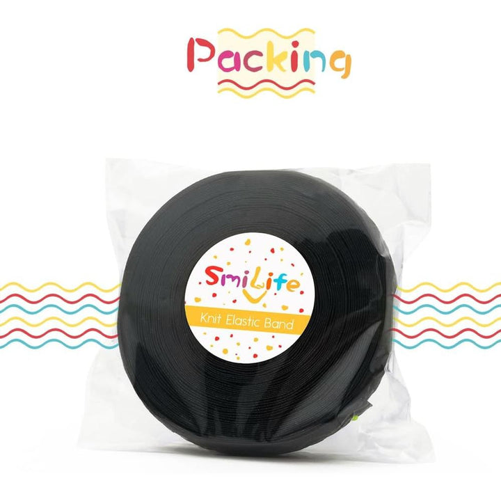 Silicone Gripper Sewing Elastic, 1.1 in × 12 yd, Black - Just Closeouts Canada Inc.