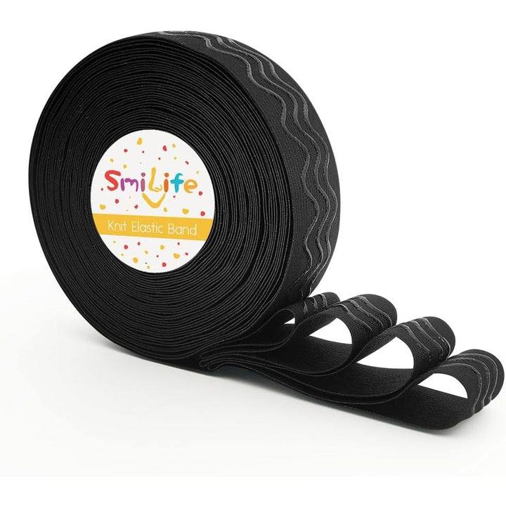 Silicone Gripper Sewing Elastic, 1.1 in × 12 yd, Black - Just Closeouts Canada Inc.