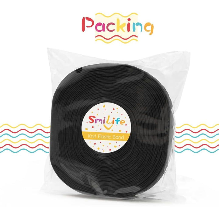 Silicone Gripper Sewing Elastic, 1.5 in × 12 yd, Black - Just Closeouts Canada Inc.