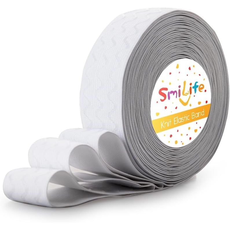 Silicone Gripper Sewing Elastic, 1.5 in × 12 yd, White - Just Closeouts Canada Inc.