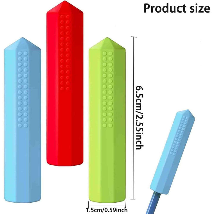 Silicone Pen Case Pencil Charms Set of 8 Assorted Colours - Just Closeouts Canada Inc.