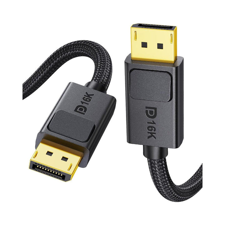 Silkland 54Gbps DisplayPort Cable 2.1 10FT [VESA Certified], [8K@165Hz, 4K@500Hz 360Hz 240Hz] DP 2.1 Cable, HDR HDCP DSC 1.2a Display Port Cord Compatible FreeSync G - Sync Gaming Monitor 4090 7900XTX - Just Closeouts Canada Inc.