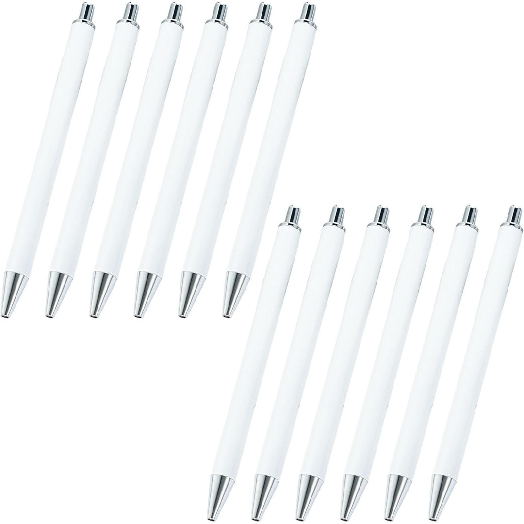 Silver-Trim Sublimation Ballpoint Pen Blanks, 10 Pieces - Just Closeouts Canada Inc.X004CZQYT1