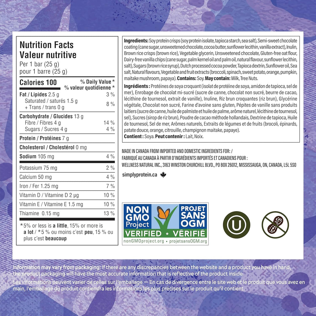 Simply Protein - Dipped Bars - Cookies & Cream, 5CT - Just Closeouts Canada Inc.