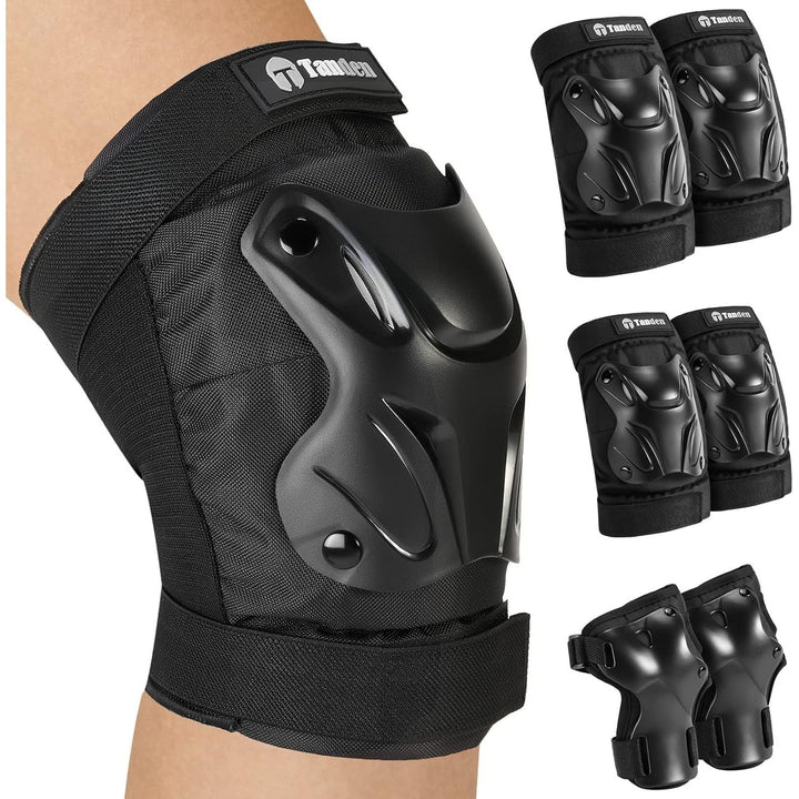 Skating Protective Gear Elbow and Knee Pads Adult, Knee Pads for Men Women Elbow Pads Wrist Guards for Roller Skating Skateboarding Cycling - Just Closeouts Canada Inc.