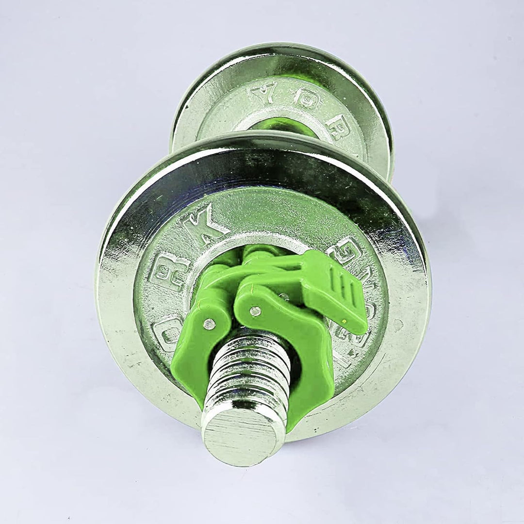 Slim Panda 1 inch Barbell Clips (Pack of 4), Non - Slip Quick Release Barbell Collars, Weight Locks Dumbbell Clips, Barbell Clamps for Fitness, Weightlifting, Strength Training - Just Closeouts Canada Inc.