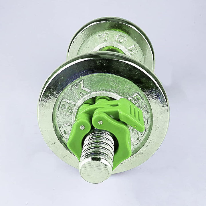 Slim Panda 1 inch Barbell Clips (Pack of 4), Non - Slip Quick Release Barbell Collars, Weight Locks Dumbbell Clips, Barbell Clamps for Fitness, Weightlifting, Strength Training - Just Closeouts Canada Inc.