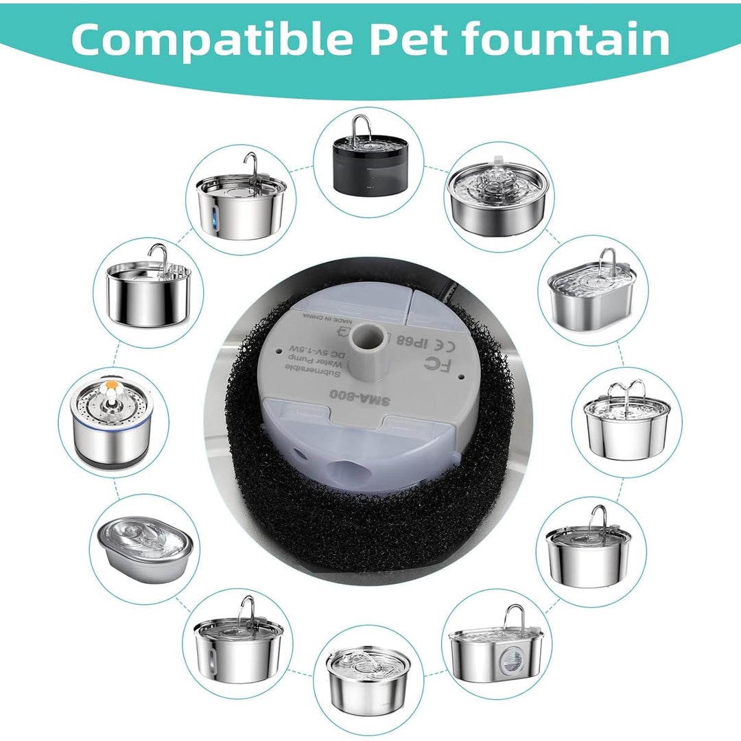 SMA-800 Side-Suction Replacement Pump for Cat Water Fountains - Just Closeouts Canada Inc.X003V4IEJR