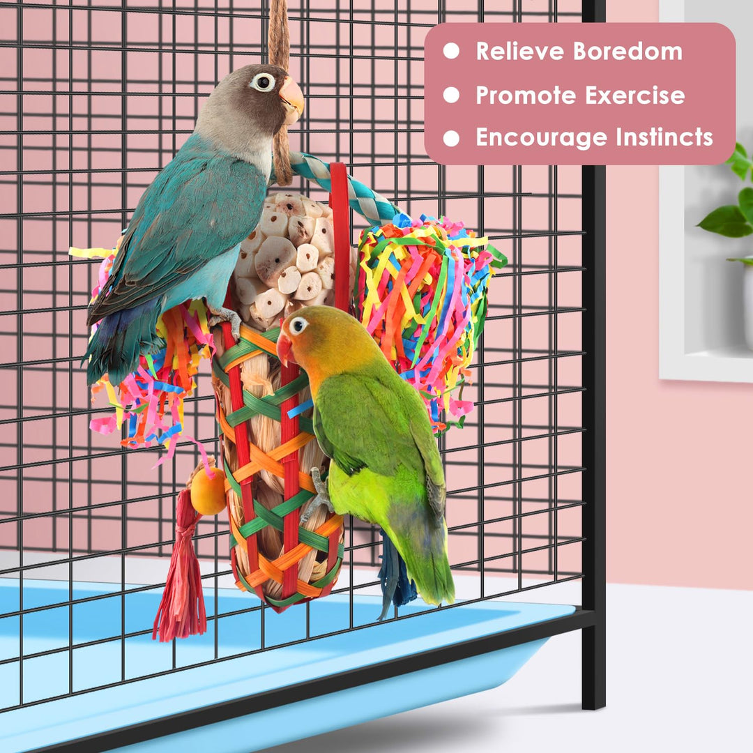 Small & Medium Bird Shredding and Foraging Toy - Just Closeouts Canada Inc.X004VY39JL