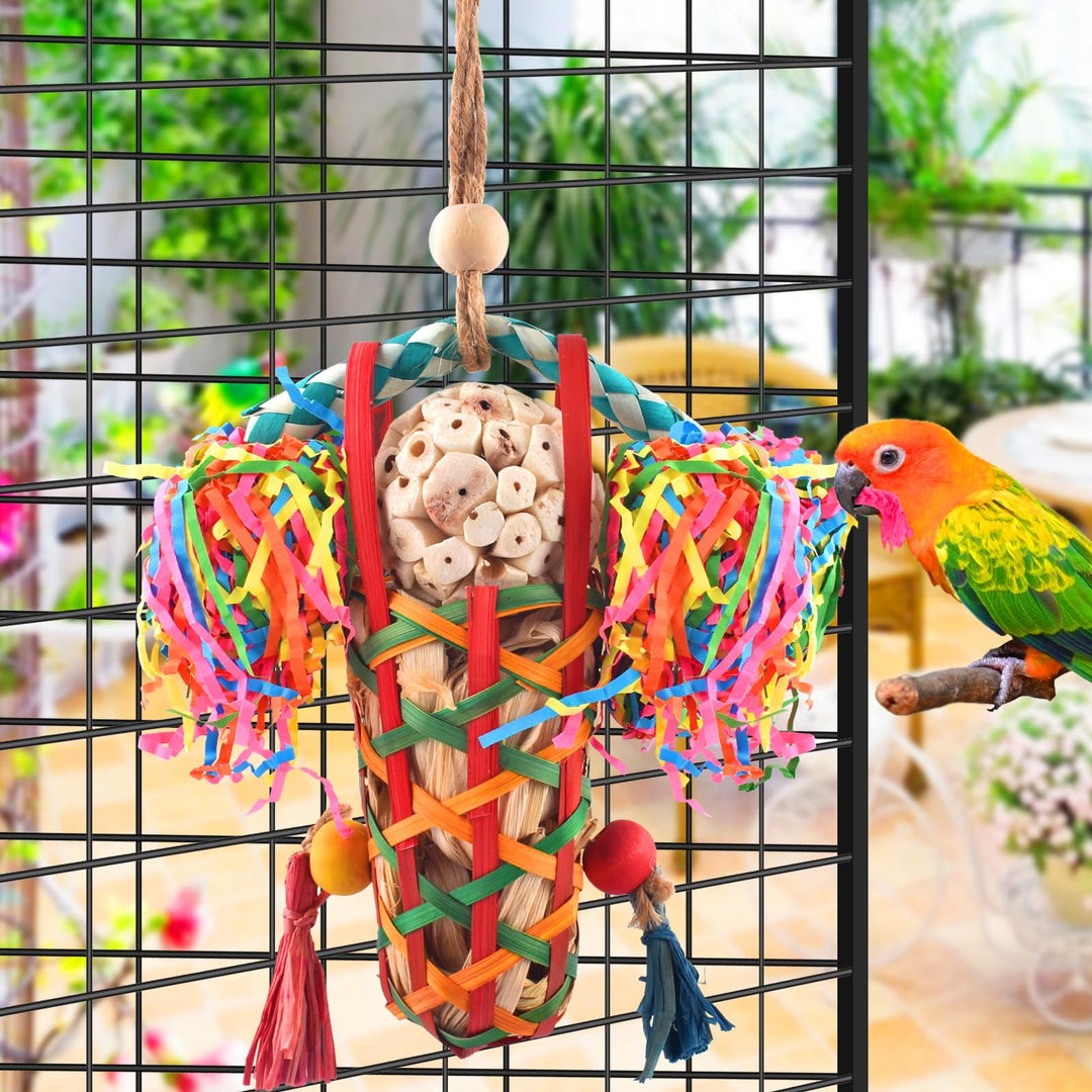 Small & Medium Bird Shredding and Foraging Toy - Just Closeouts Canada Inc.X004VY39JL