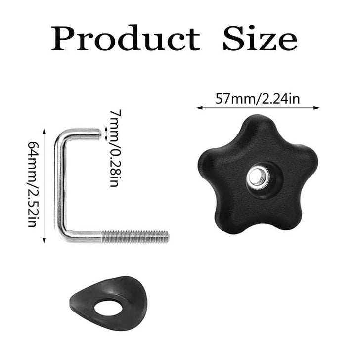 Snow Blower Handle Knob, Bolt & Washer Replacement Kit - Just Closeouts Canada Inc.X004HKJ5IX