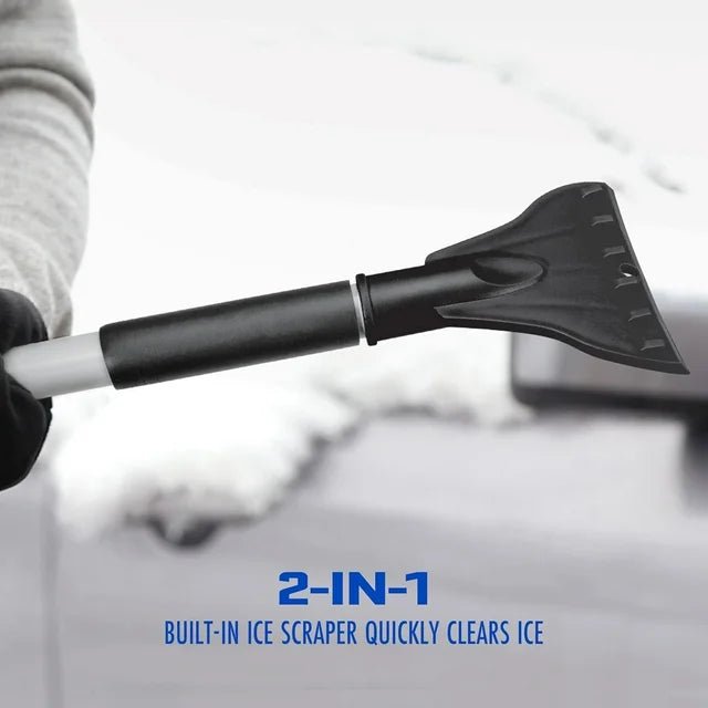 Snow Joe SJBLZD - LED - BLK Illum - n - Broom LED Lighted 4 - in - 1 Snow Broom Plus Ice Scraper, Black - Just Closeouts Canada Inc.