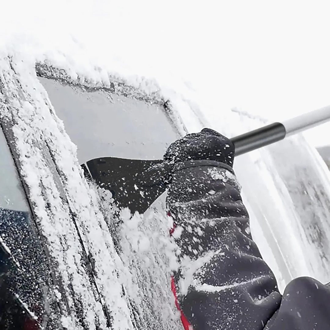 Snow Joe SJBLZD - LED - BLK Illum - n - Broom LED Lighted 4 - in - 1 Snow Broom Plus Ice Scraper, Black - Just Closeouts Canada Inc.