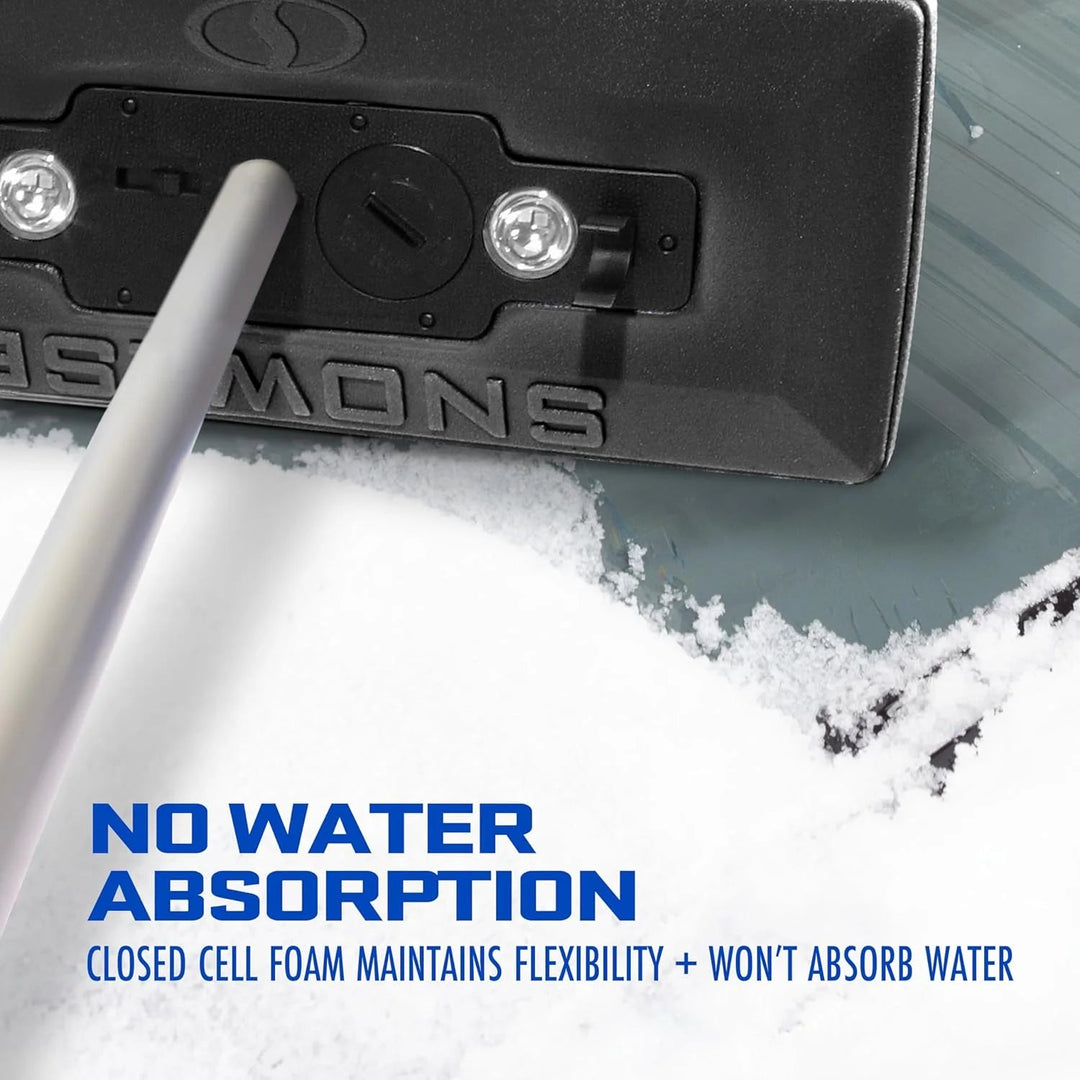 Snow Joe SJBLZD - LED - BLK Illum - n - Broom LED Lighted 4 - in - 1 Snow Broom Plus Ice Scraper, Black - Just Closeouts Canada Inc.