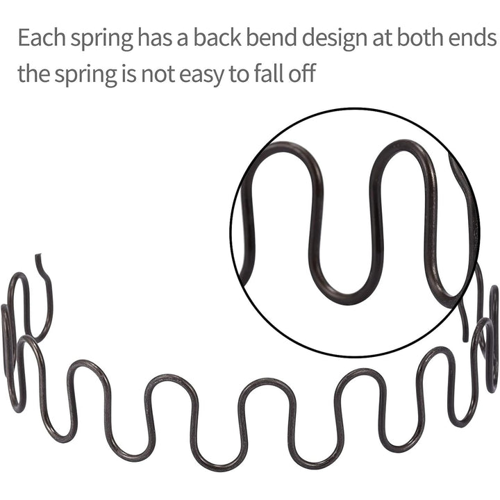 Sofa Spring Repair Kit – Two 20-inch Springs + Eight Clips - Just Closeouts Canada Inc.
