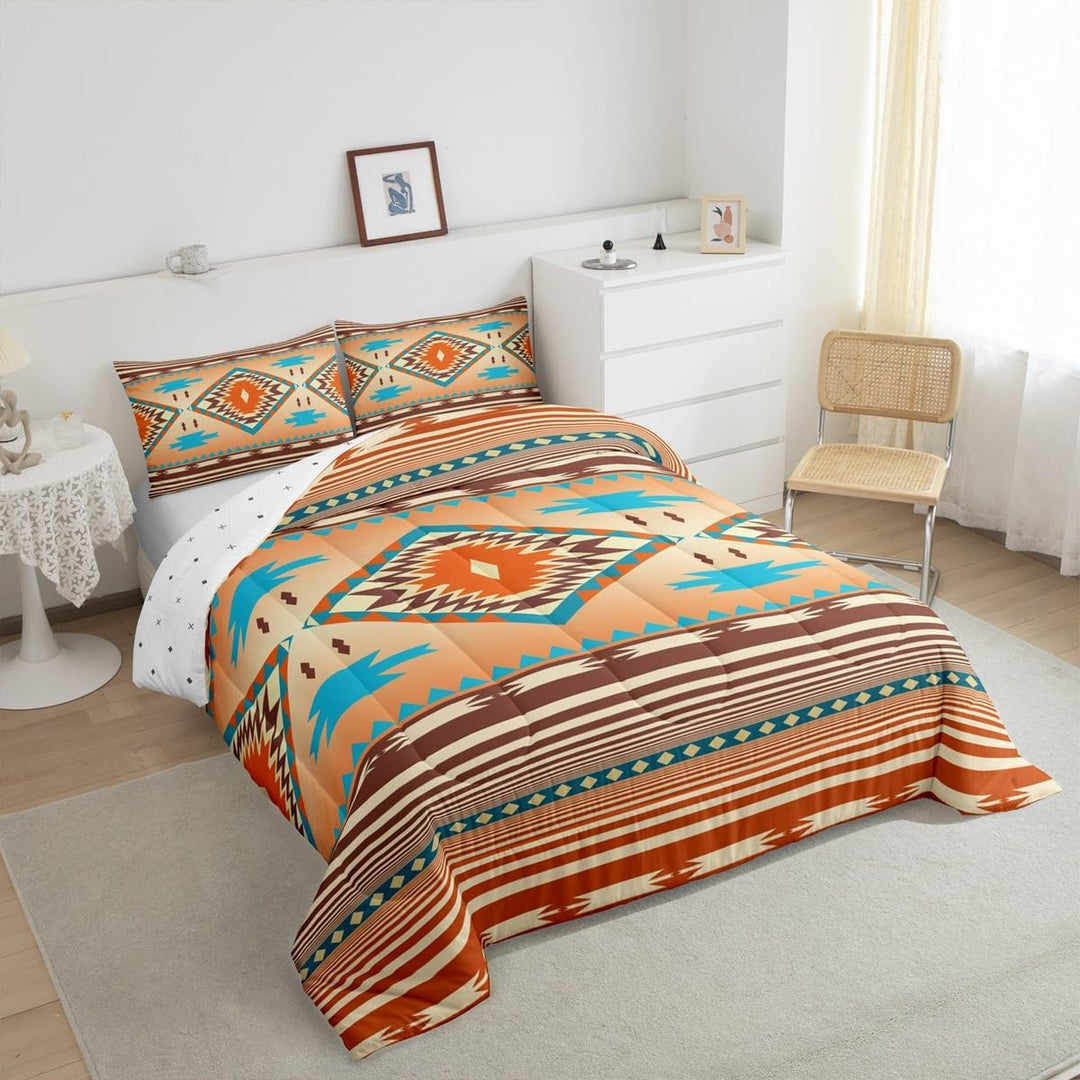 Southwestern Geometric Comforter Set, Full, 3-Piece - Just Closeouts Canada Inc.X004LKYZ8T