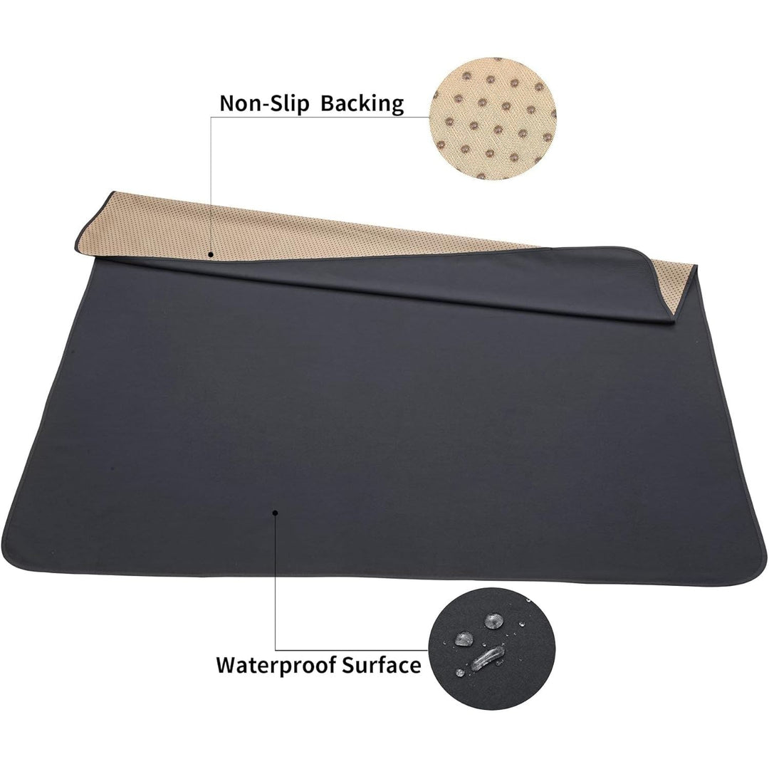 Splat Mat for Under High Chair/Arts/Crafts, WOMUMON Washable Spill Mat Waterproof Anti - Slip Floor Protector Splash Mat, Messy Mat and Table Cloth - Just Closeouts Canada Inc.