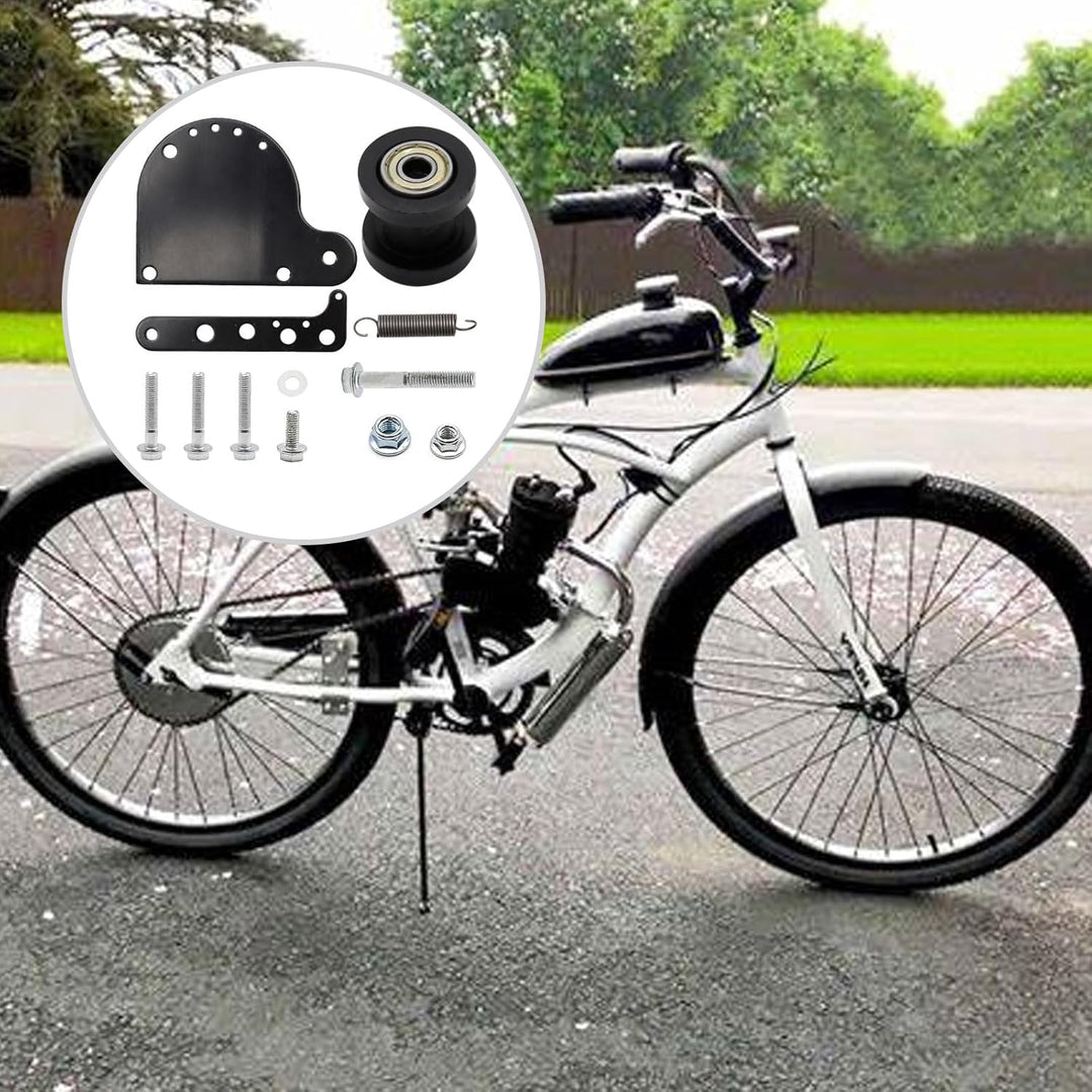 Spring Loaded Chain Tensioner, Chain Sprocket Kits, Bike Chain Stabilizer for 49cc 66cc 80cc Engine Motorized Bike Black - Just Closeouts Canada Inc.