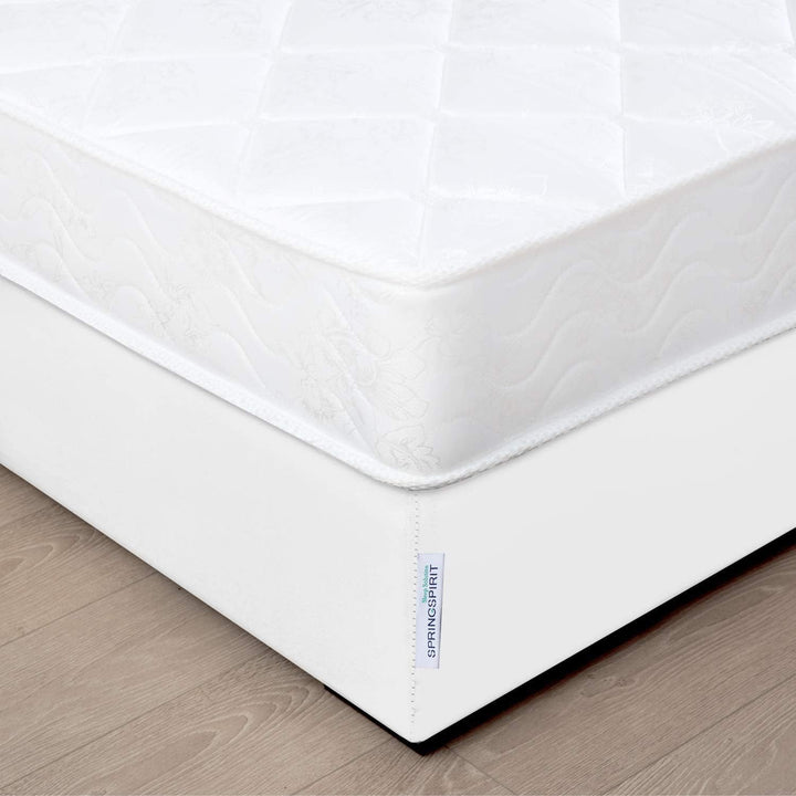 SPRINGSPIRIT Box Spring Cover Queen Size, Alternates for Bed Skirt Queen with Smooth and Elastic Woven Material, Wrinkle & Fading Resistant, Washable, Dustproof, White - Just Closeouts Canada Inc.