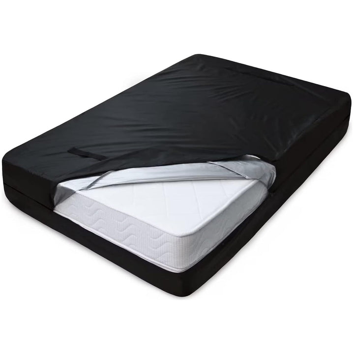 SPRINGSPIRIT Mattress Bag for Moving & Storage Full, Waterproof Mattress Bag with Zipper Closure and Strong Handles, Reusable Heavy Duty Mattress Moving Bag, Black - Just Closeouts Canada Inc.