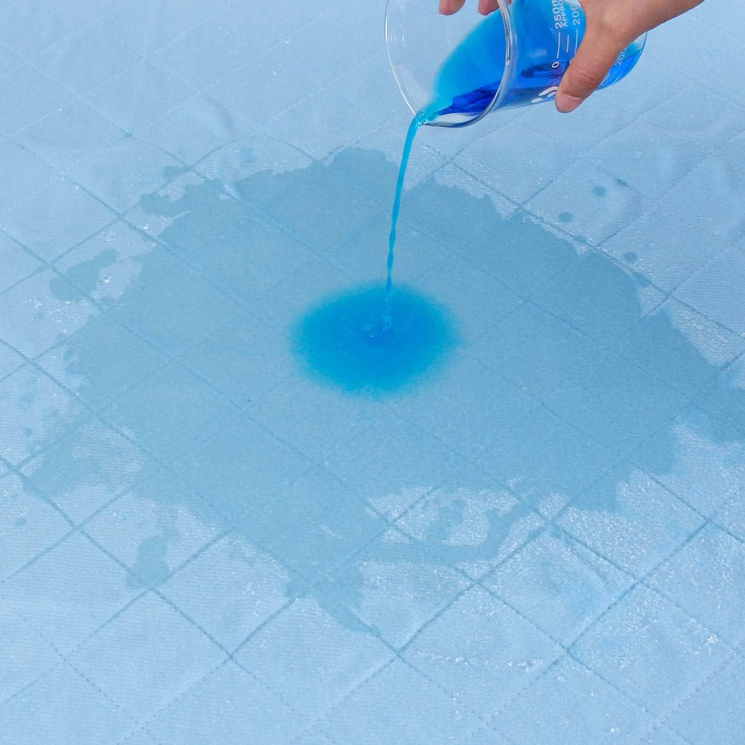 SPRINGSPIRIT Washable Bed Pads for Incontinence 34'' x 36'' (4 Pack), Absorbent Waterproof Bed Pads with Non - Slip Back for Adults, Kids, Blue - Just Closeouts Canada Inc.