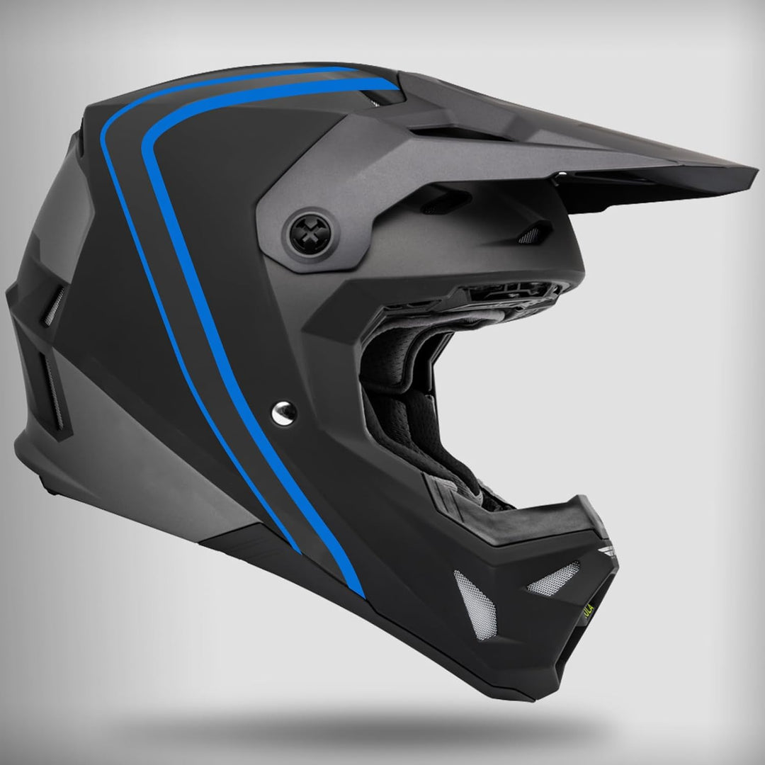 Spurtar Blue Racing Stripes, Vinyl Wrap Car Pinstripe Tape Pinstriping Tape,DIY Car Decals Motorcycles Bicycles Accessories for Men Women, 2 Rolls x 32Ft, 1/5” Stripe+ 1/10" Gap+ 1/10” Stripe - Just Closeouts Canada Inc.