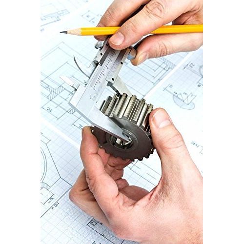 Spurtar Vernier Caliper Measuring Tool 6", 0 - 6Inch/0 - 150mm Manual Non Digital Caliper, 0.001"/0.02mm High Precision Durable Micrometer - Just Closeouts Canada Inc.655302158944