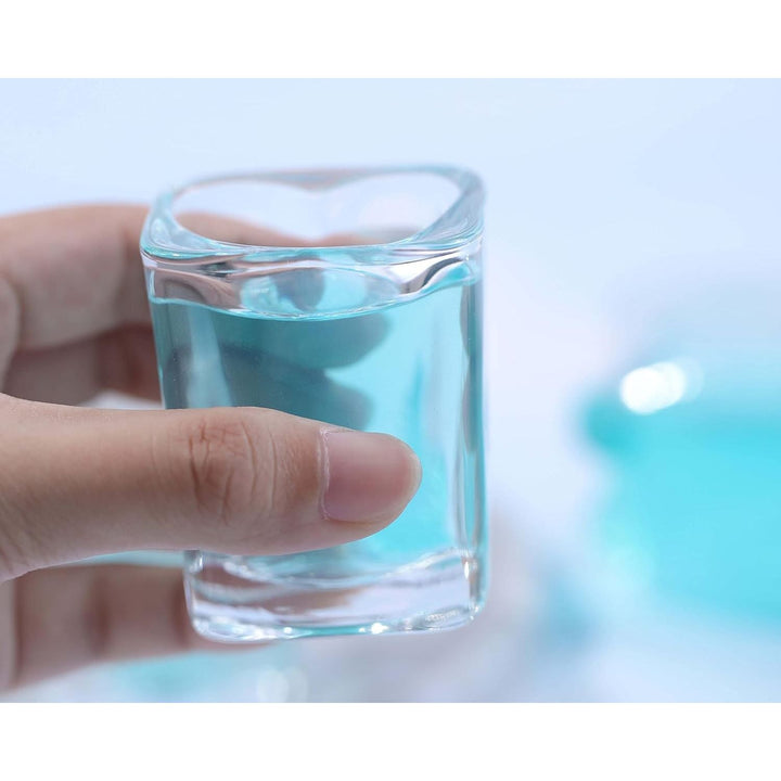 Srgeilzati Heart Shaped Shot Glasses Cute Bar Cart Accessories | Bar Cart Decor 2oz (6, Clear) - Just Closeouts Canada Inc.