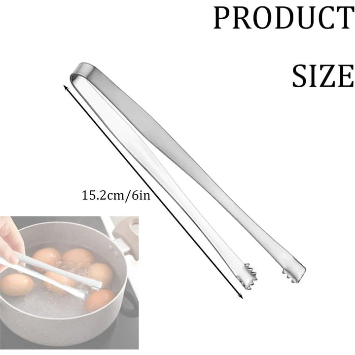 Stainless-Steel Ice and Food Tongs, 6-Inch, 2-Pack - Just Closeouts Canada Inc.X004KTN0IH