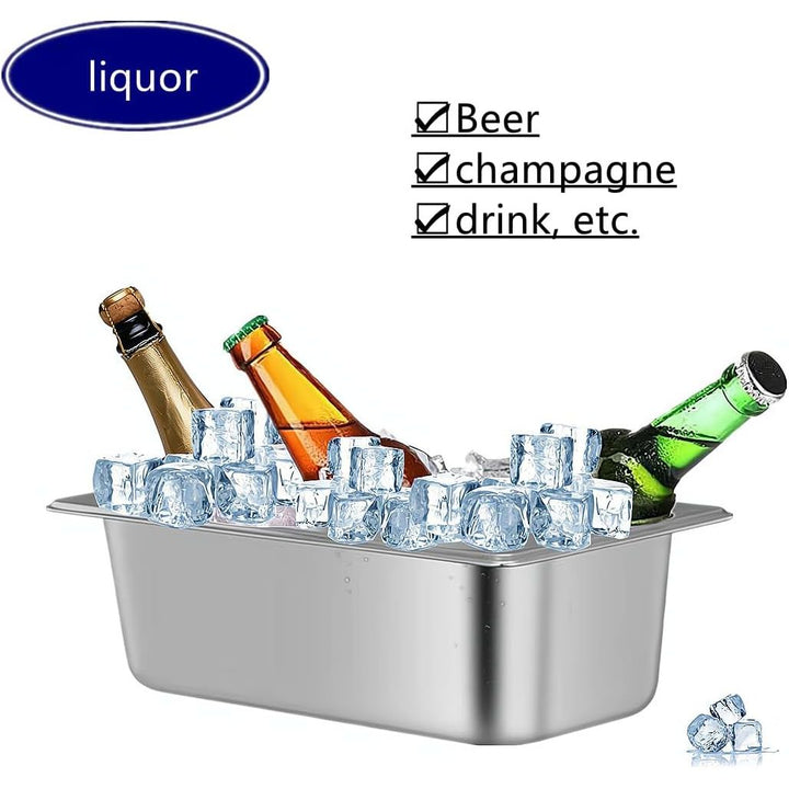 Stainless Steel Ice Bucket – Medium - Just Closeouts Canada Inc.X004PKWC9J